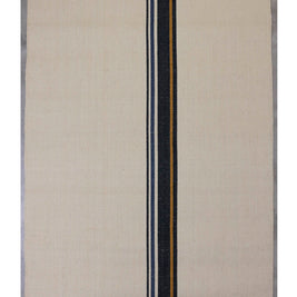Edavam White & Blue Sisal 5x8 feet Rectangle Rug - I MEAN DESIGN
