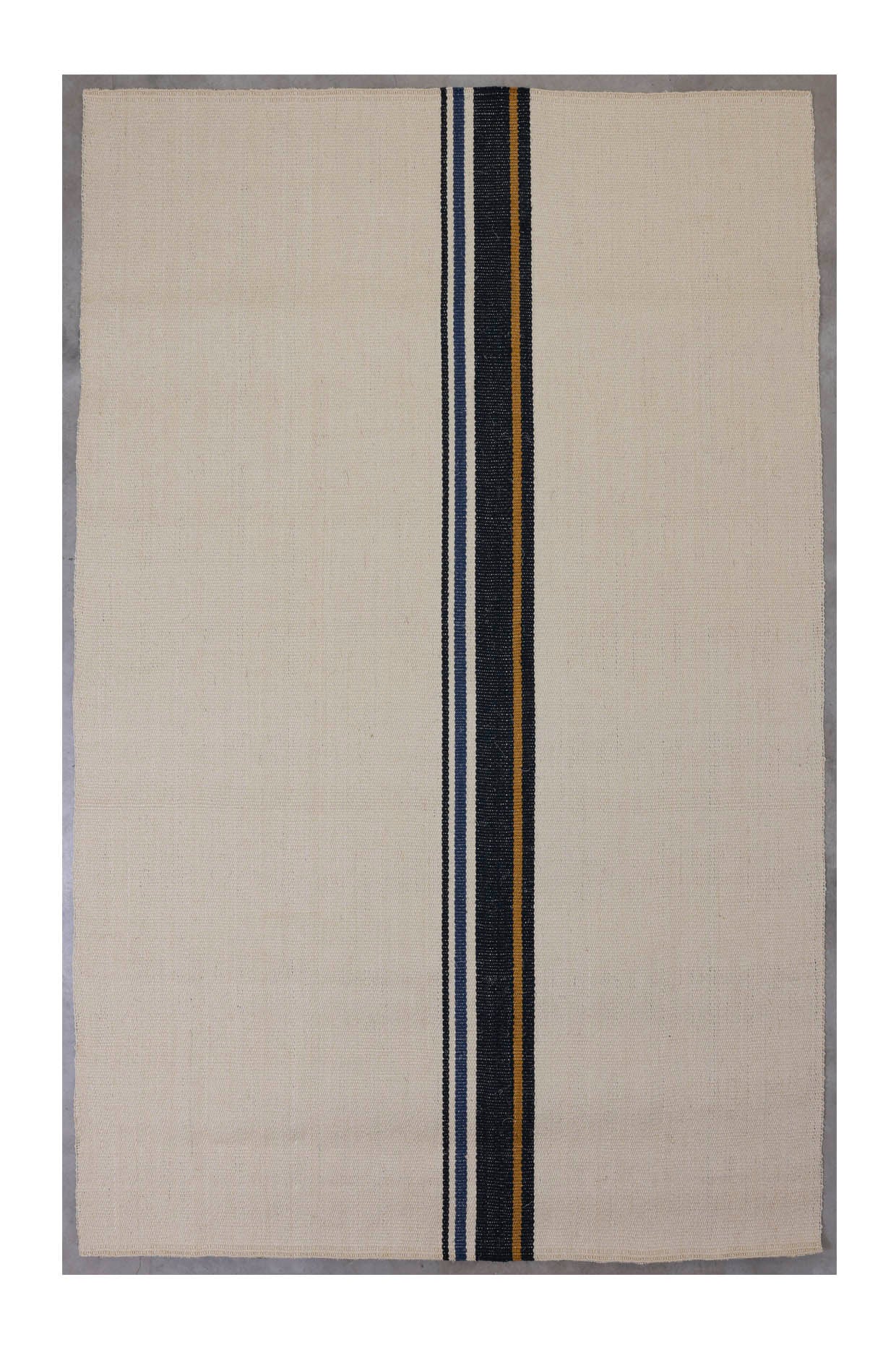 Edavam White & Gold Sisal 6x9 feet Rectangle Rug - I MEAN DESIGN
