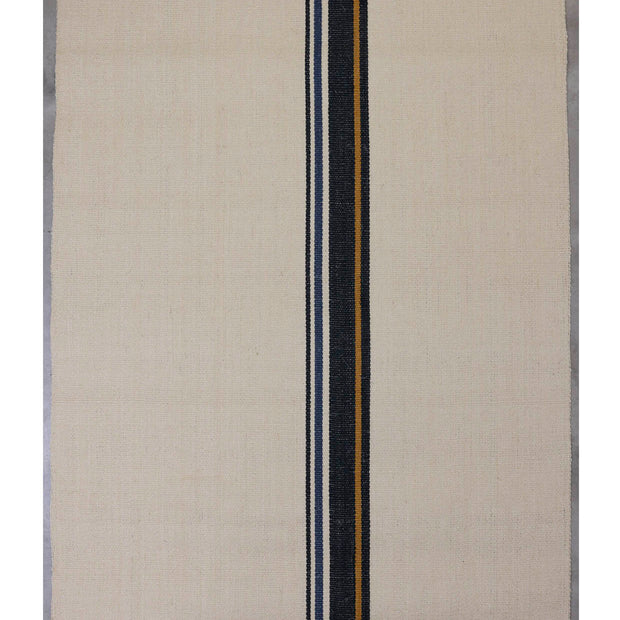 Edavam White & Gold Sisal 6x9 feet Rectangle Rug - I MEAN DESIGN
