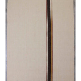 Meenam White Brown & Gold Sisal 6x9 feet Rectangle Rug - I MEAN DESIGN