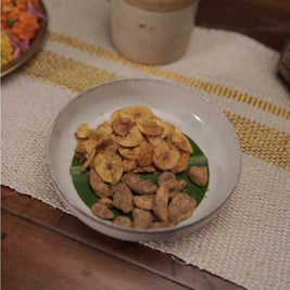 Kasavu mat White & Gold Sisal 1x6 feet Runner Rug - I MEAN DESIGN