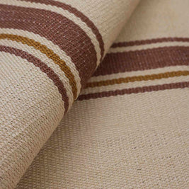 Makaram White Brown & Gold Sisal 6x9 feet Rectangle Rug - I MEAN DESIGN