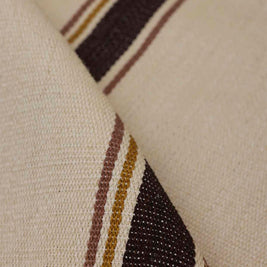 Meenam White & Brown Sisal 5x8 feet Rectangle Rug - I MEAN DESIGN