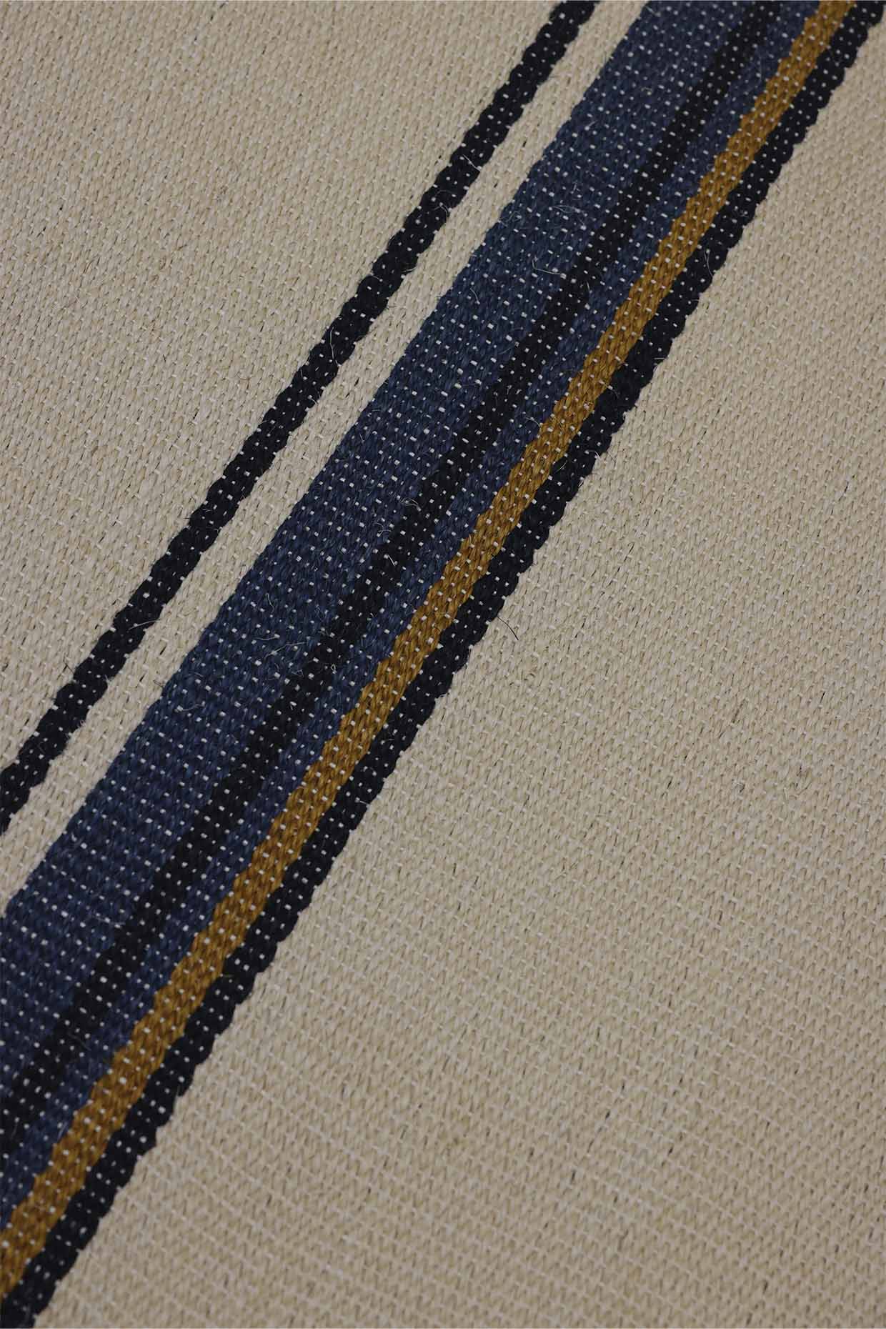 Medam White & Brown Sisal 5x8 feet Rectangle Rug - I MEAN DESIGN