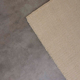 Medam White & Brown Sisal 5x8 feet Rectangle Rug - I MEAN DESIGN