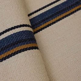 Medam White Brown & Gold Sisal 6x9 feet Rectangle Rug - I MEAN DESIGN