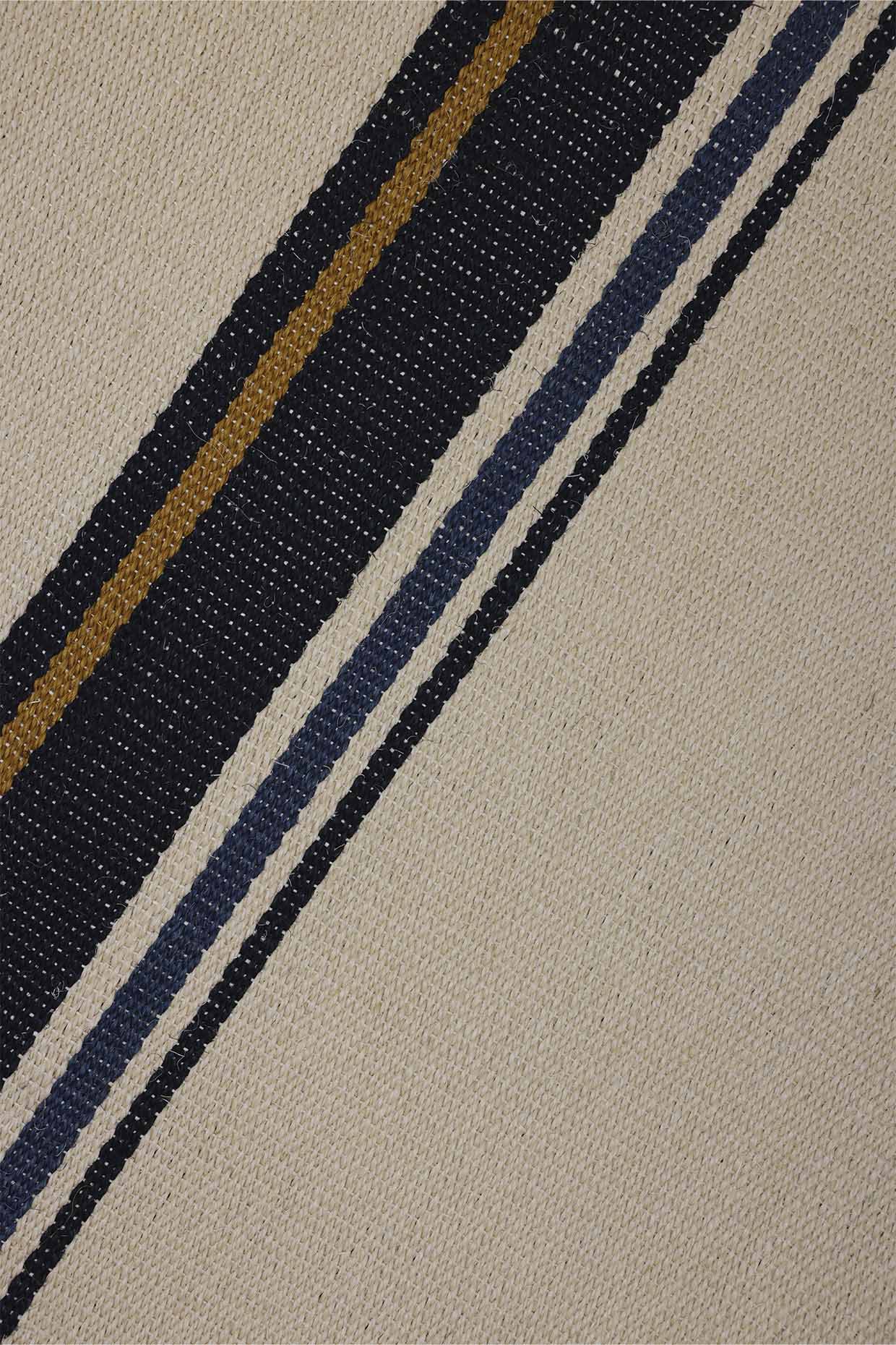 Edavam White & Gold Sisal 6x9 feet Rectangle Rug - I MEAN DESIGN