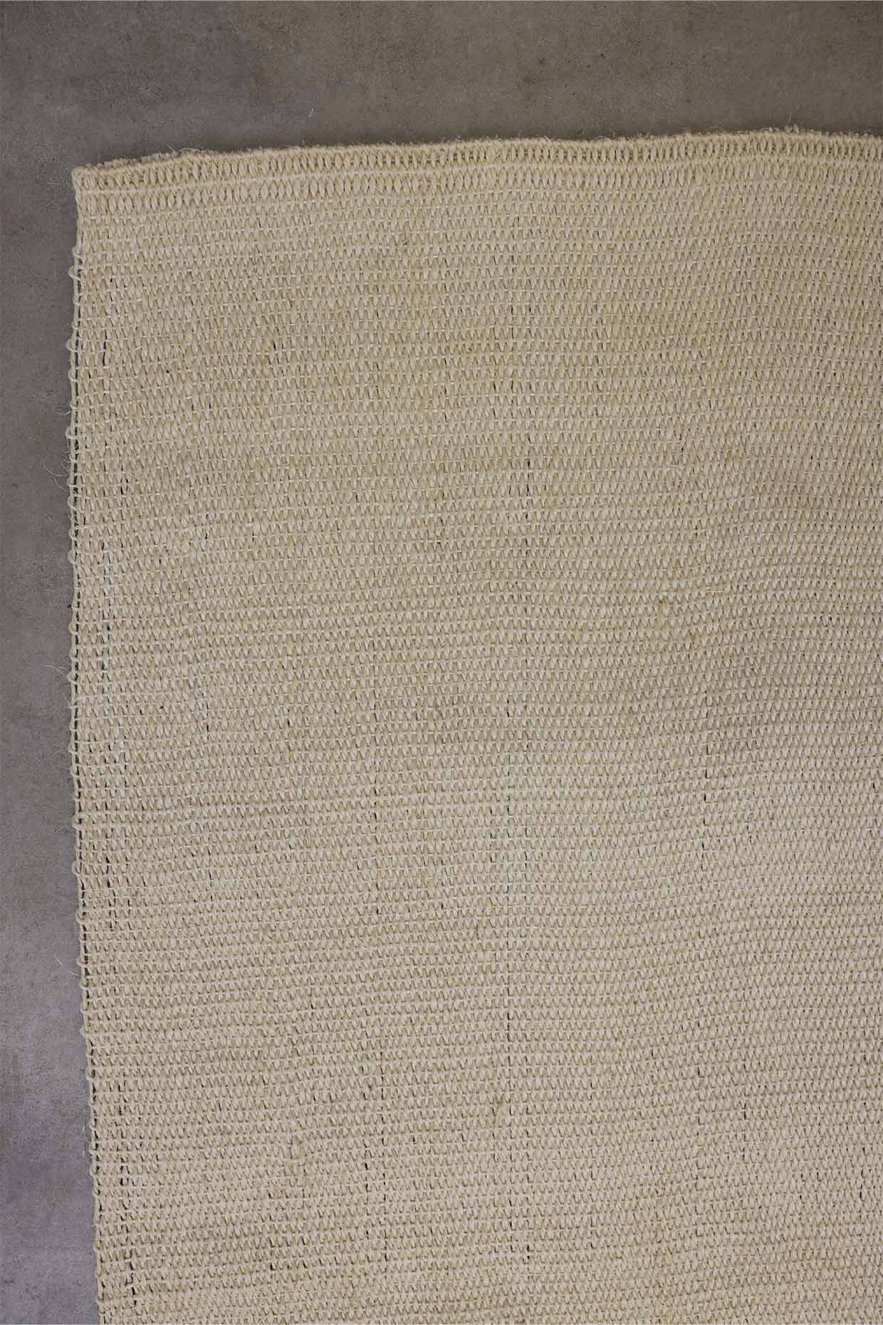 Edavam White & Blue Sisal 5x8 feet Rectangle Rug - I MEAN DESIGN