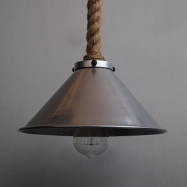 Fairfield Ash Grey Pendant Light Fixture - The Black Steel
