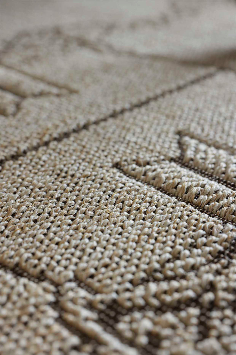 Choonda Beige Sisal 6x9 feet Rectangle Rug - I MEAN DESIGN