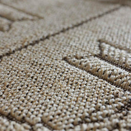 Choonda Beige Sisal 6x9 feet Rectangle Rug - I MEAN DESIGN