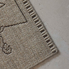 Choonda Beige Sisal 6x9 feet Rectangle Rug - I MEAN DESIGN