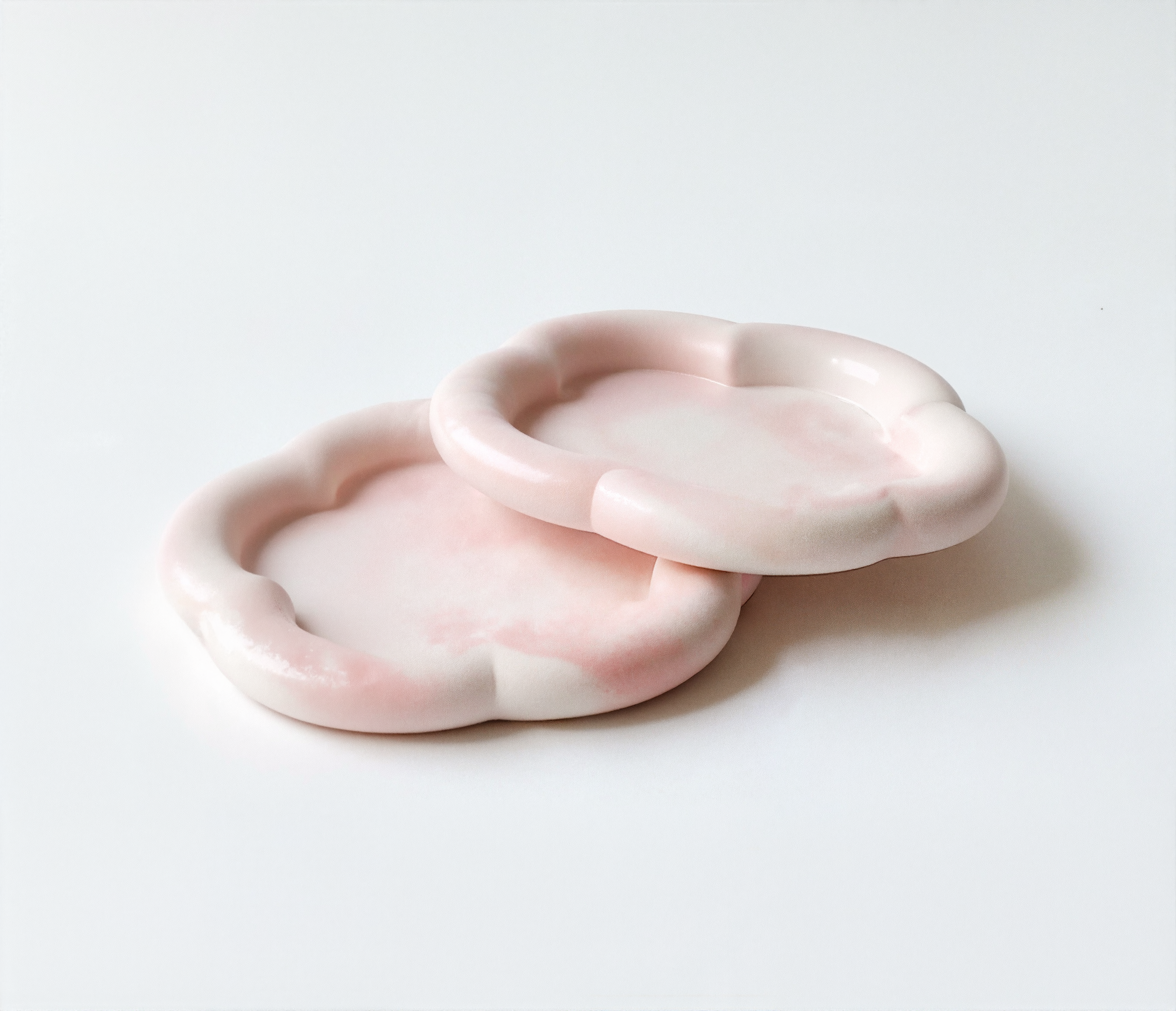 Flower trays/ coaster (set of 2)