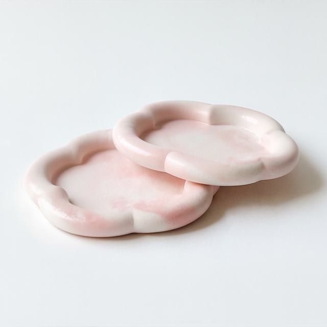 Flower trays/ coaster (set of 2) - I MEAN DESIGN
