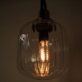 CLH176 Brewer Ribbed Glass Light