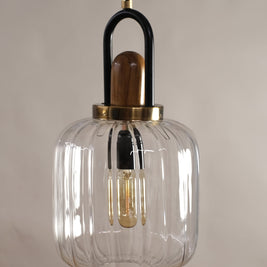 CLH176 Brewer Ribbed Glass Light