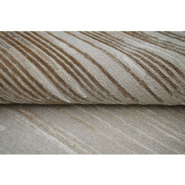 H O R I Z O N luxury modern rug by Cherom - a contemporary design featuring soft beige and earthy brown hues.