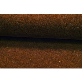 I C O N - A M B E R rug close-up showing rich brown New Zealand wool texture and high density tufting.