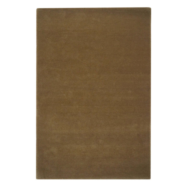 I C O N - C A R A M E L luxury handmade rug by Cherom in New Zealand wool, modern contemporary design.