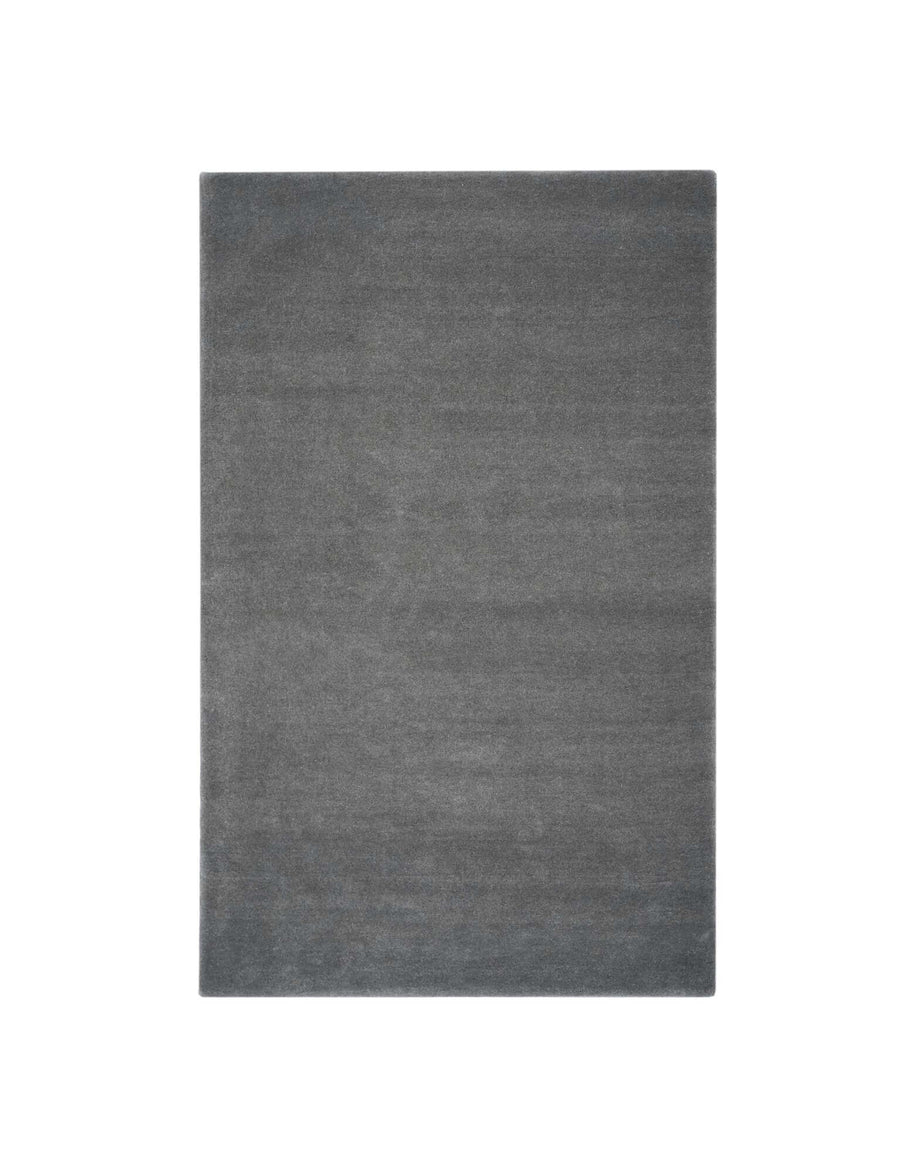 I C O N - DK. G R E Y luxury handmade rug by Cherom, made from New Zealand wool.