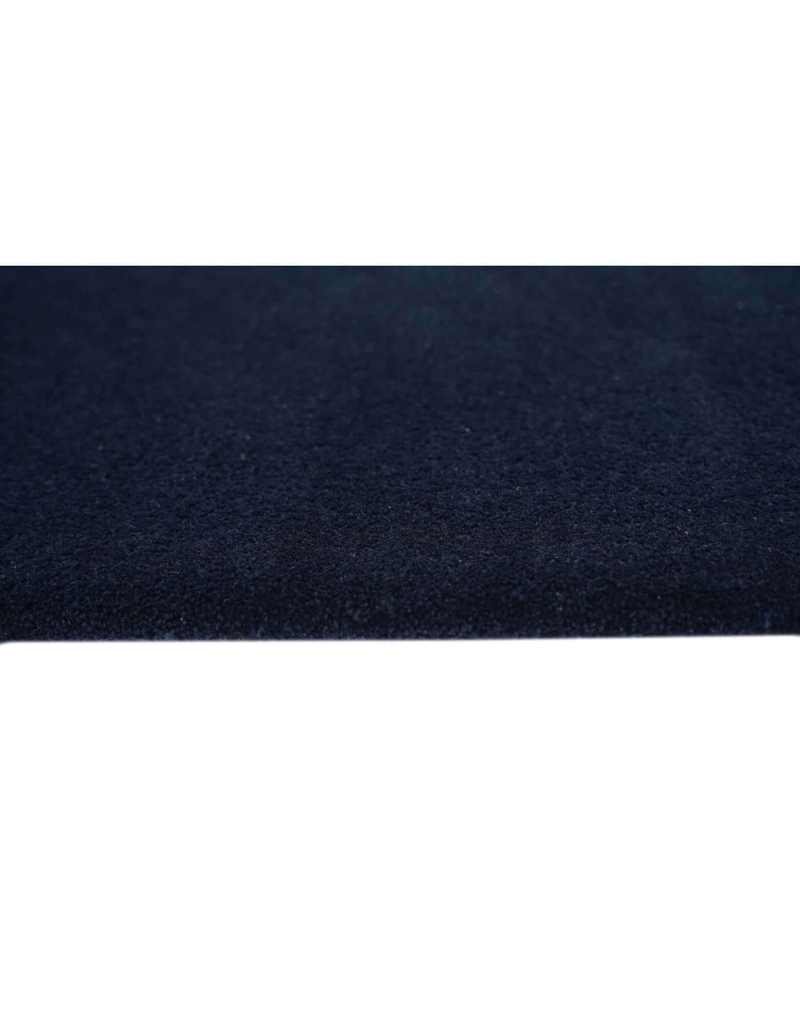 I C O N - N A V Y luxury handmade rug by Cherom, New Zealand wool, dense tufting, modern design.