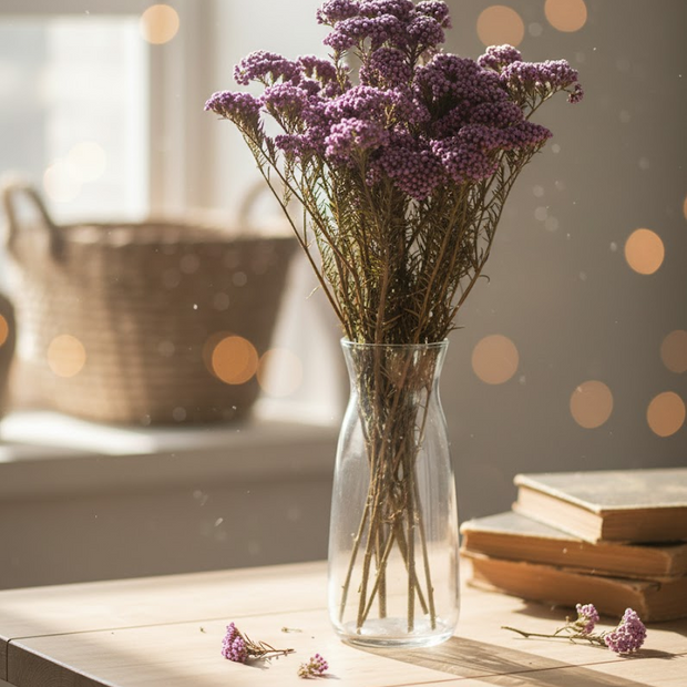 Purple Dried Rice Flower – Natural Forever Floral Décor | ArteCasa