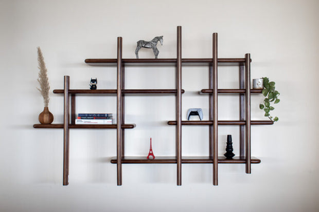 Between The Lines Wall Shelf