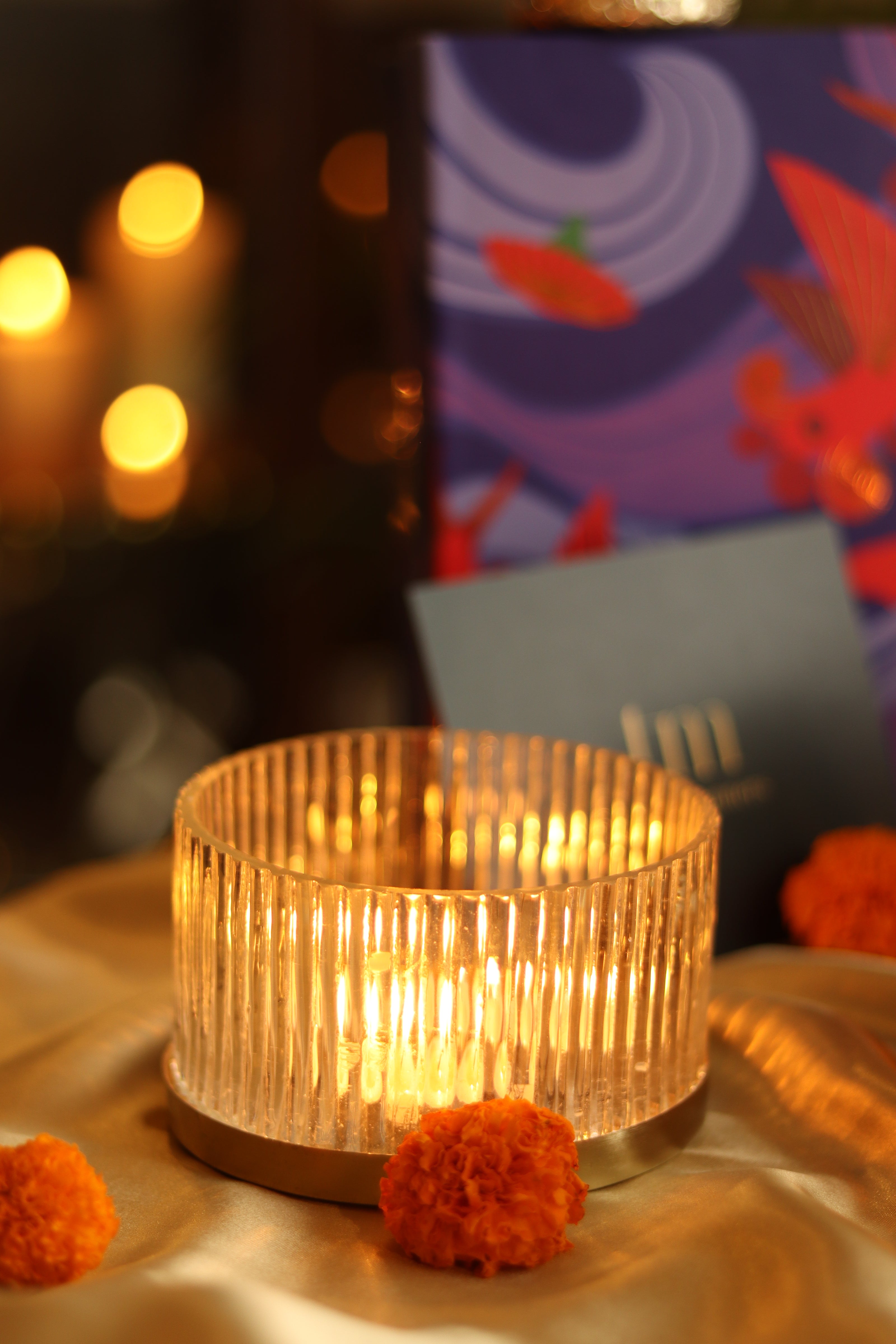 Haze Tealight Candle Holder- Large