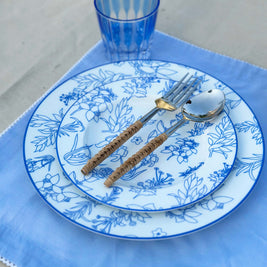 Love Indigo Dinner Plate -  Set of 4