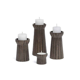 Qutub gold candle stand - L