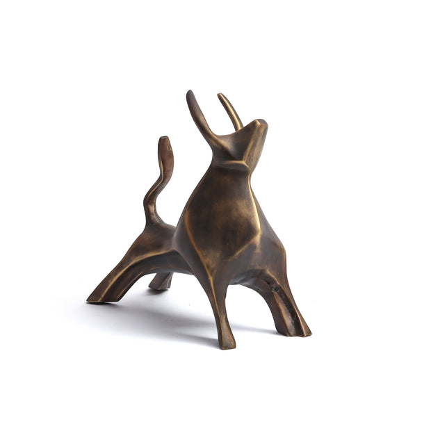 Bull - sculpture brass