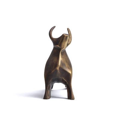 Bull - sculpture brass