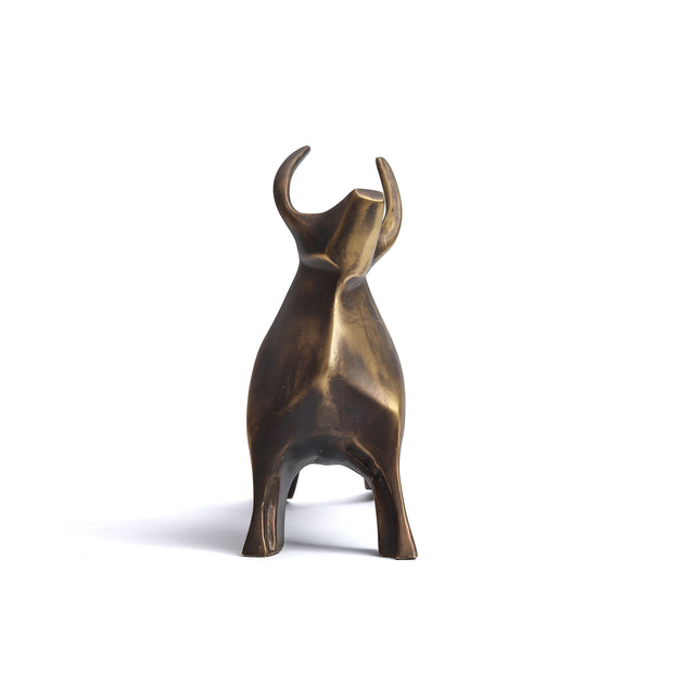 Bull - sculpture brass