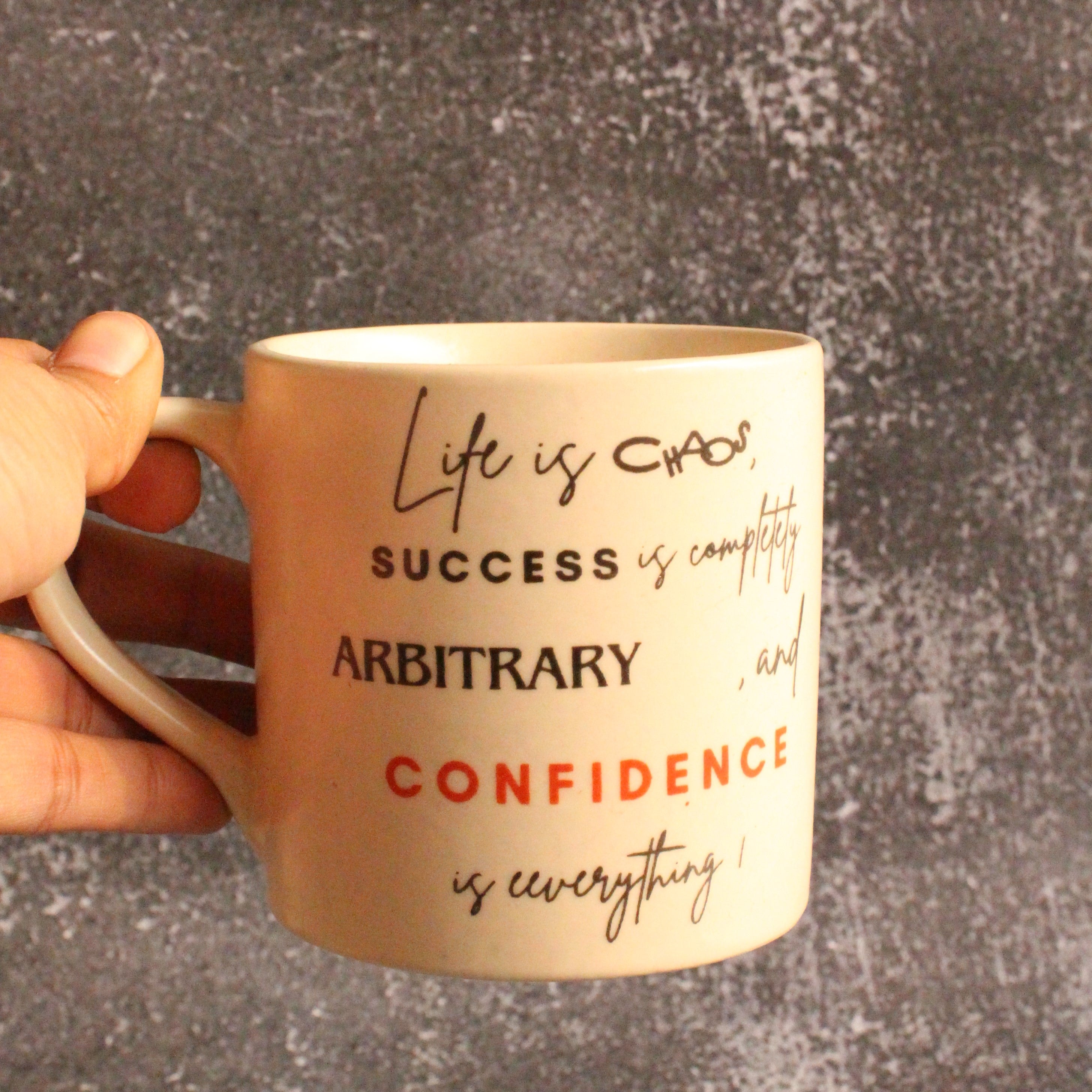 Knock Your Fear Out Mug
