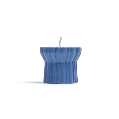 Qutub  Azure Blue Candle Stand - t light