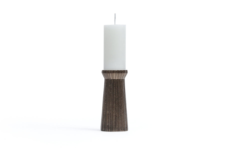Qutub gold candle stand - L - I MEAN DESIGN