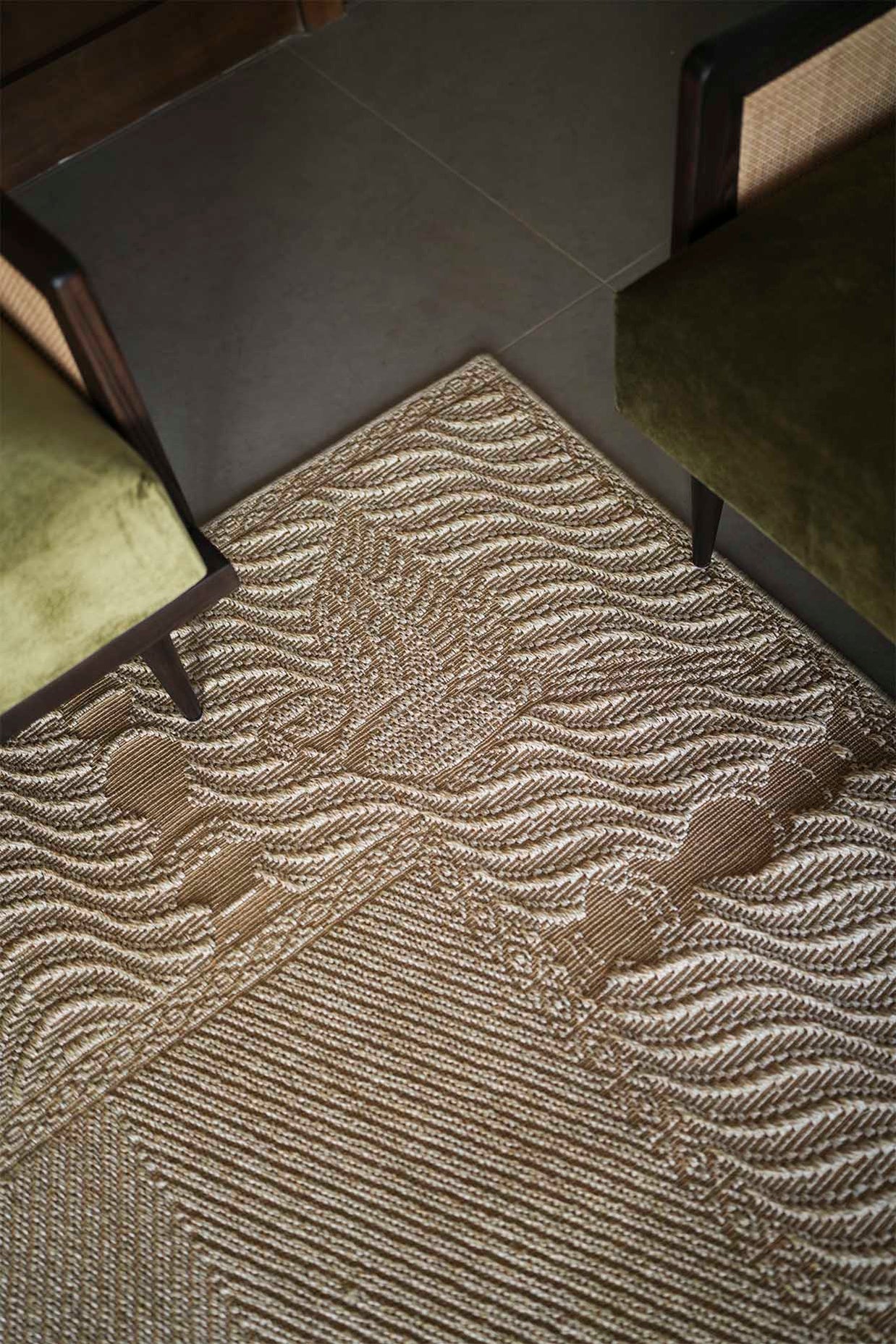 Nedumthoonu Beige Sisal 6x9 feet Rectangle Rug - I MEAN DESIGN