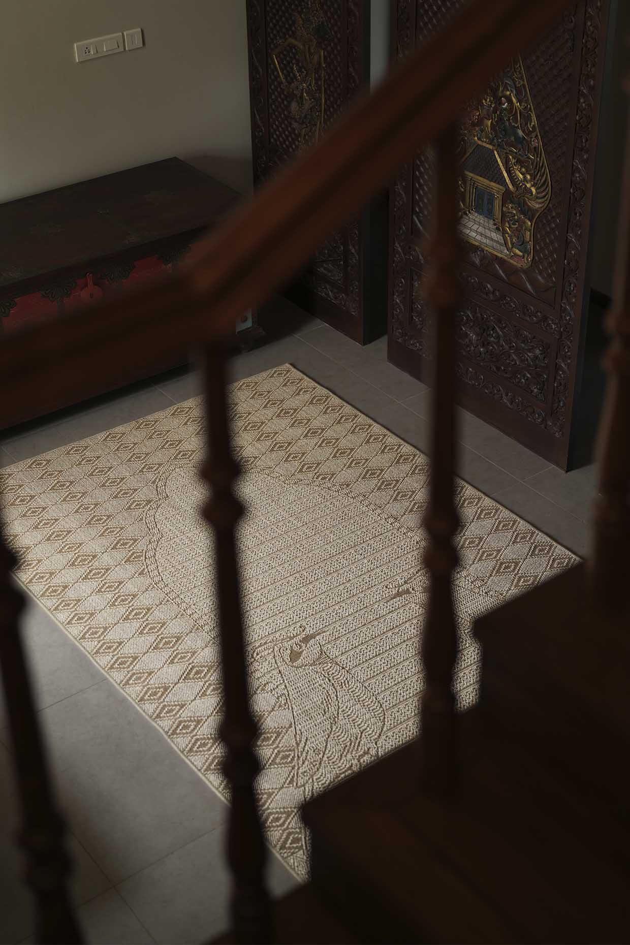 Kaavalkar Beige Sisal 6x9 feet Rectangle Rug - I MEAN DESIGN