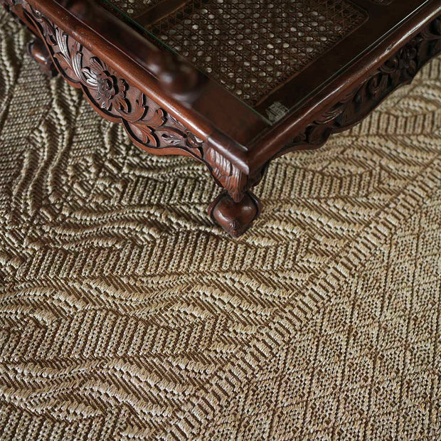 Utharam Beige Sisal 6x9 feet Rectangle Rug - I MEAN DESIGN