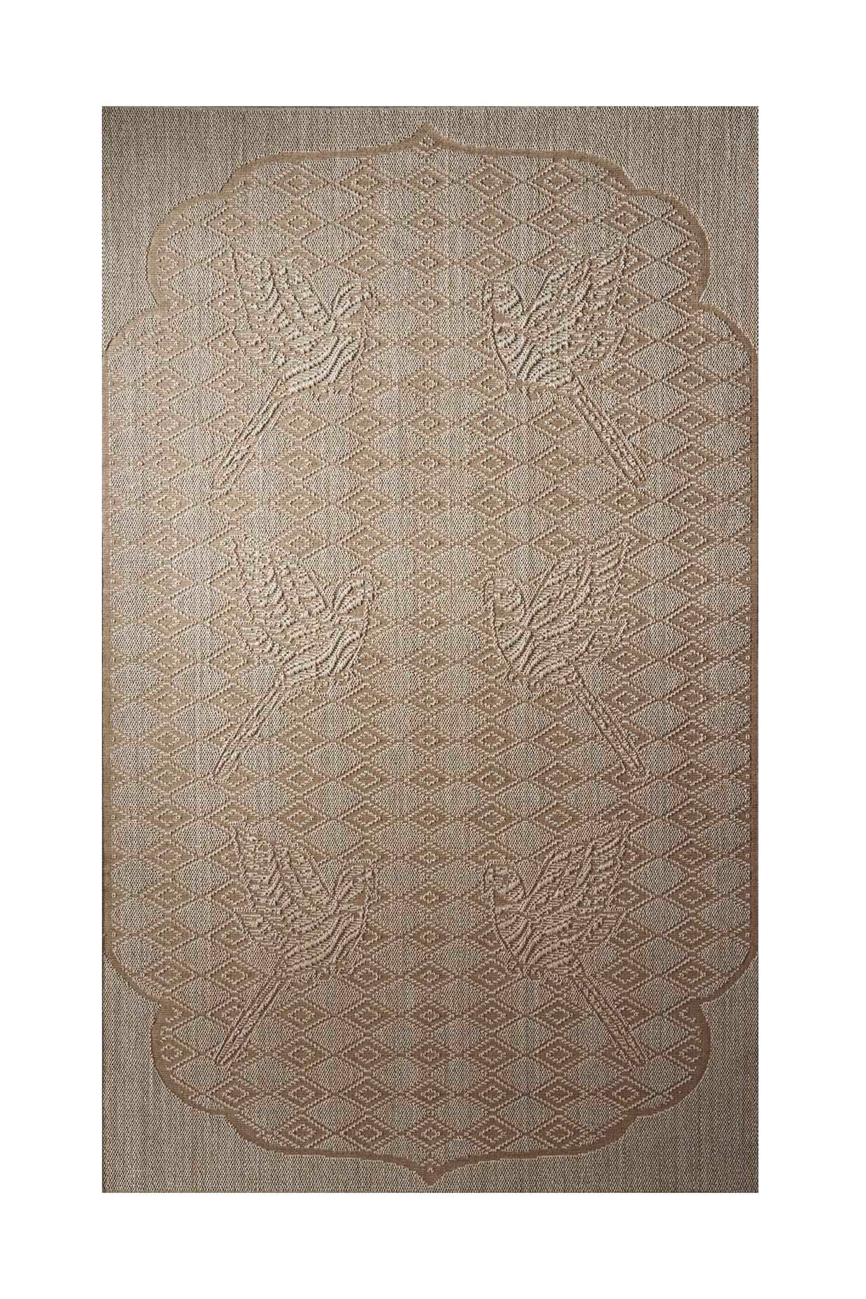 Muttam Beige Sisal 6x9 feet Rectangle Rug - I MEAN DESIGN