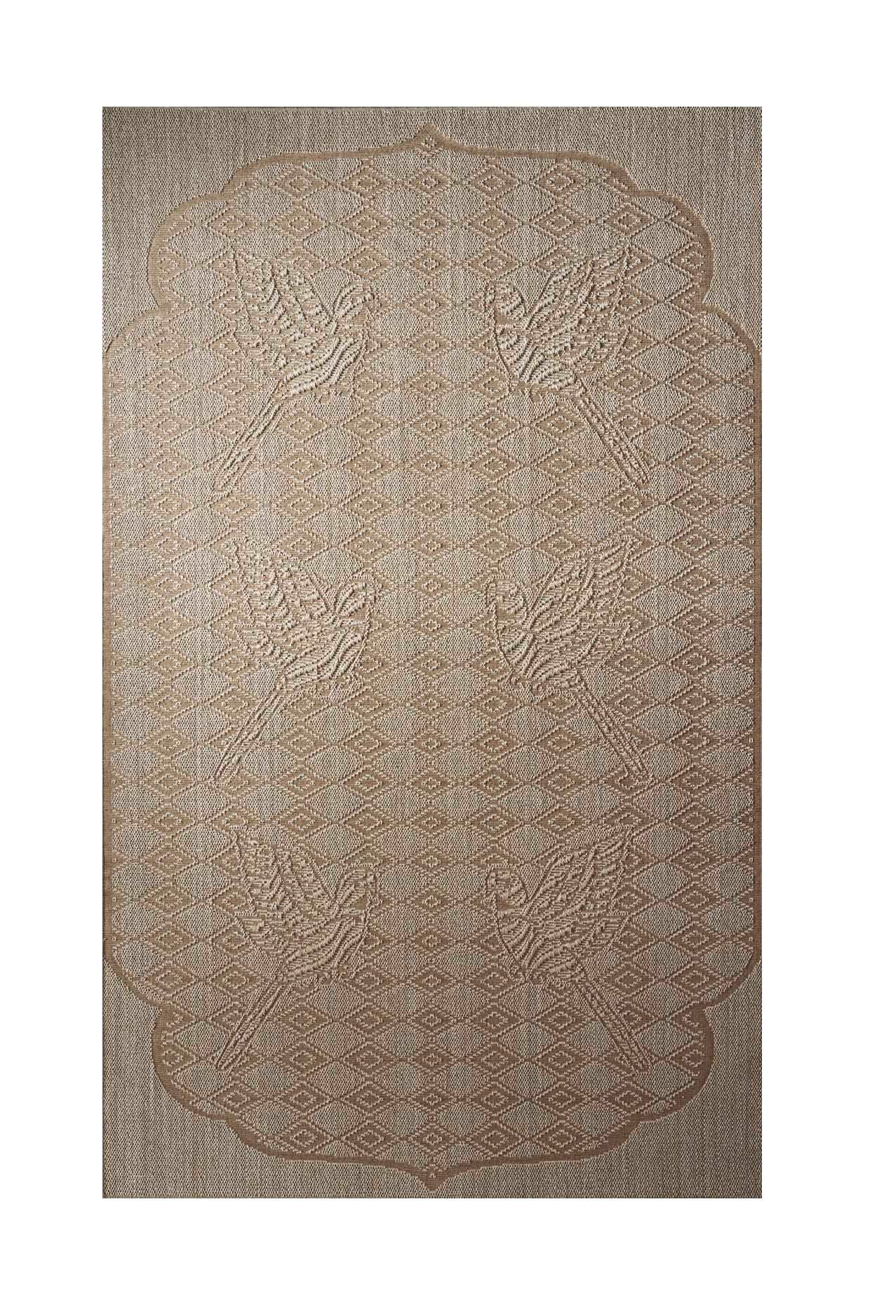 Muttam Beige Sisal 6x9 feet Rectangle Rug - I MEAN DESIGN