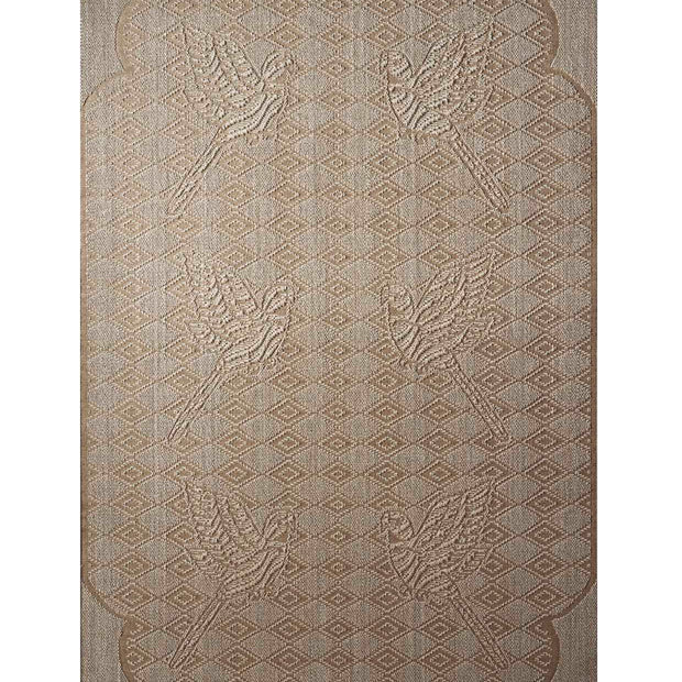 Muttam Beige Sisal 6x9 feet Rectangle Rug - I MEAN DESIGN