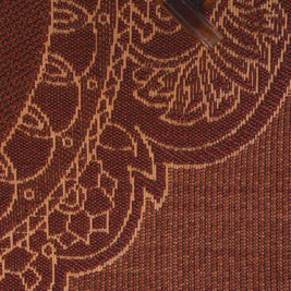 Kireedam  Maroon & Gold Sisal 6x9 feet Rectangle Rug - I MEAN DESIGN