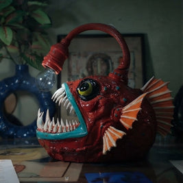 Angler Lamp — Ember Red
