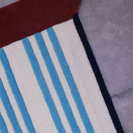 Lina Multicolour Wool 6.6x4.6 feet Irregular Rug - I MEAN DESIGN