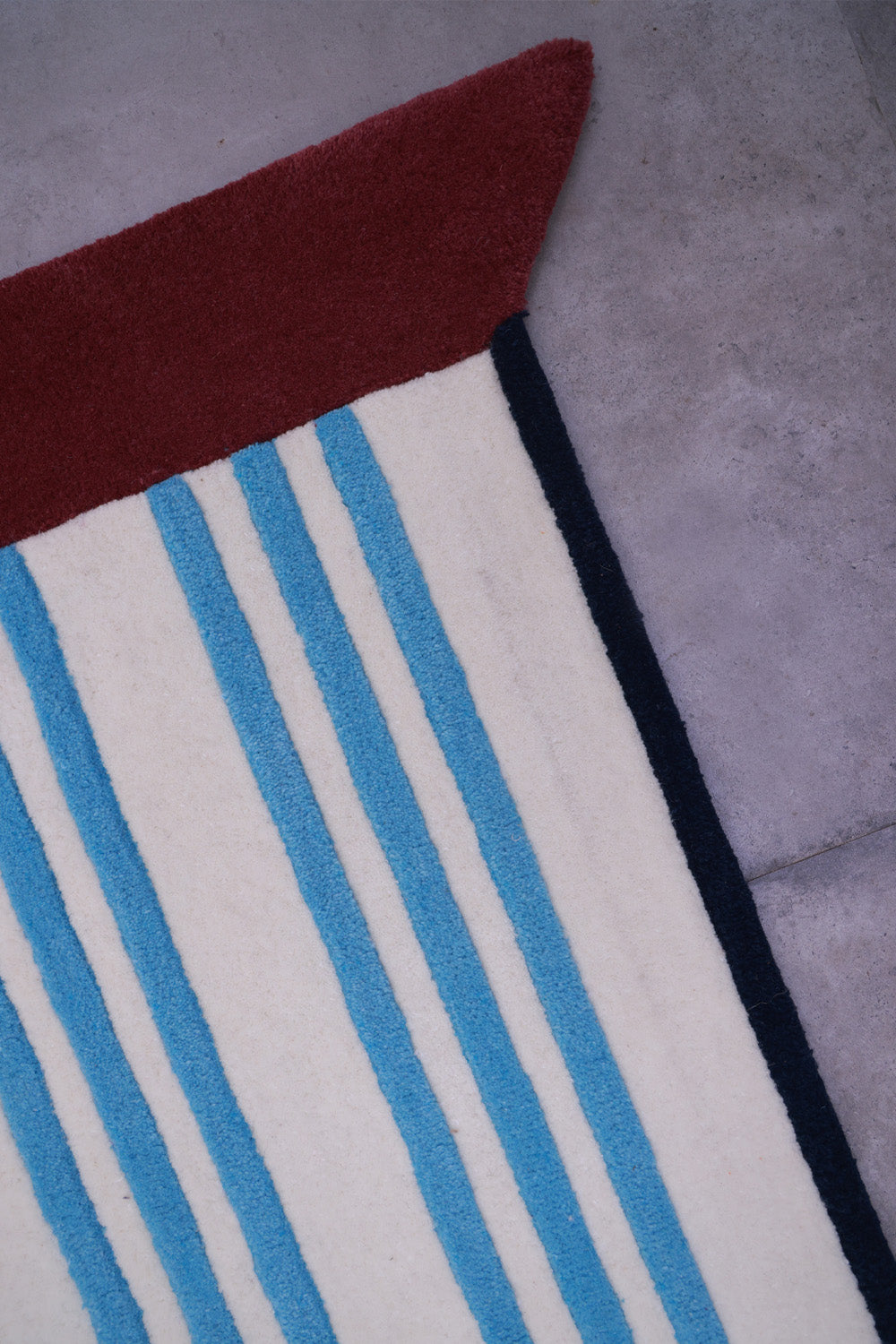 Lina Multicolour Wool 6.6x4.6 feet Irregular Rug - I MEAN DESIGN