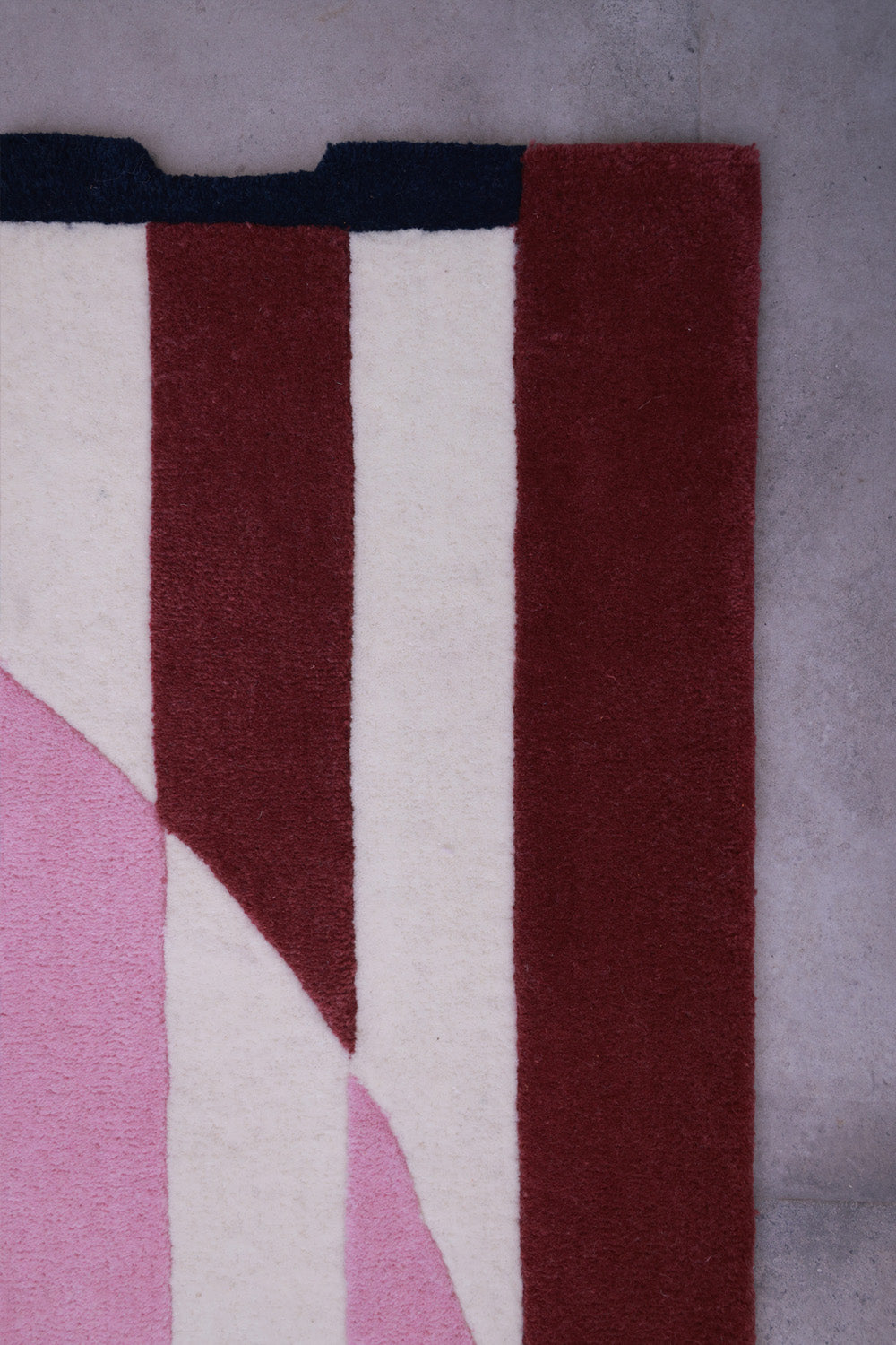 Lina Multicolour Wool 6.6x4.6 feet Irregular Rug - I MEAN DESIGN