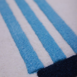 Lina Multicolour Wool 6.6x4.6 feet Irregular Rug - I MEAN DESIGN