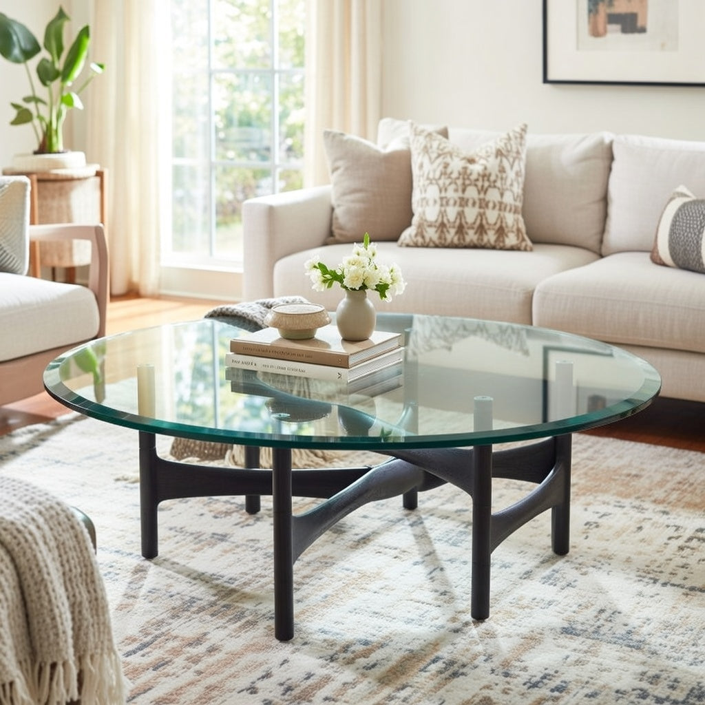 Coffee Table Without Rug Link Coffee Table 16'' Without Glass Top – I MEAN DESIGN