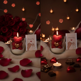 LoveBug Teddy Candle – Cute Teddy Valentine Candle | Artecasa - https://artecasa.in/